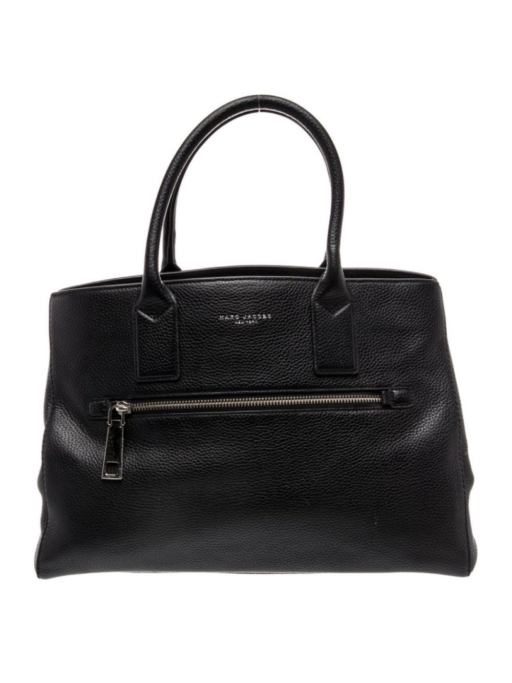 Marc Jacobs Gotham Tote Black Large Pebble Leather Satchel - Picture 15 of 15